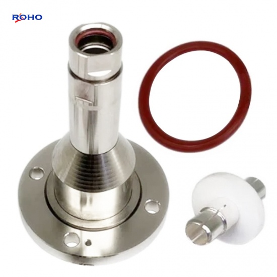 1-5/8 EIA flanged connector for 1/2 Cable