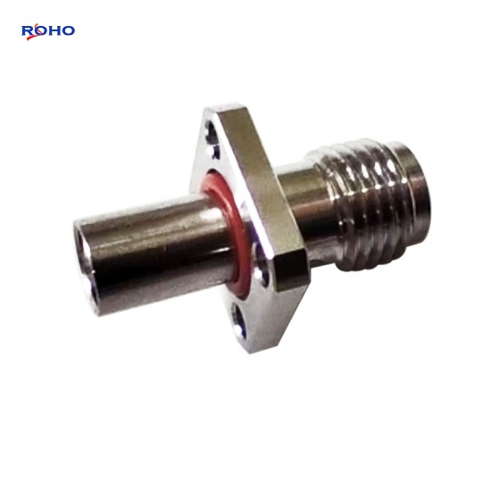 SMP Male to SMA Female 4 Hole Flange Adaptor