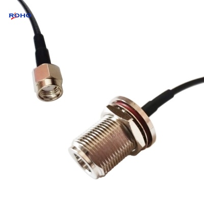 N Female to RP SMA Male LMR100 Cable Assembly