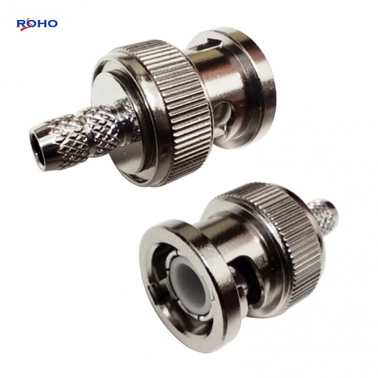 BNC Male Crimp Connector for RG58 RG400 Cable