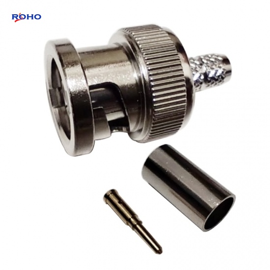 BNC Male Crimp Connector for RG58 RG400 Cable
