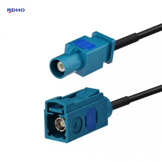 Fakra Plug to Fakra Jack with RG174 Cable Assembly