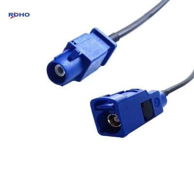 Fakra Plug to Fakra Jack with RG174 Cable Assembly