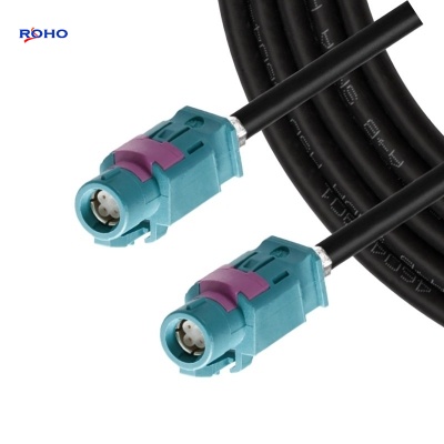 Fakra HSD Z Jack to Fakra HSD Z Jack Cable Assembly