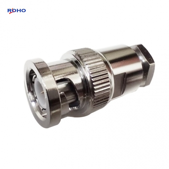 BNC Male Clamp Connector for RG174 Cable
