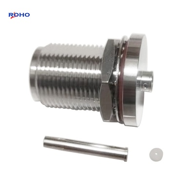N Type Female Solder Connector for RG402 Cable