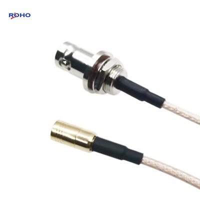 BNC Female to SMB Plug Cable Assembly with RG316 Cable