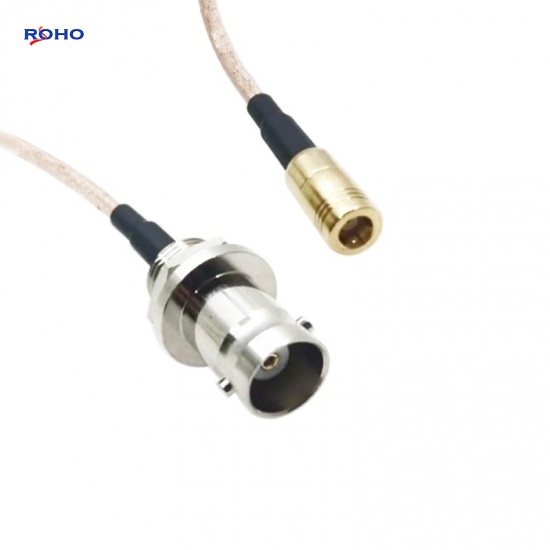 BNC Female to SMB Plug Cable Assembly with RG316 Cable
