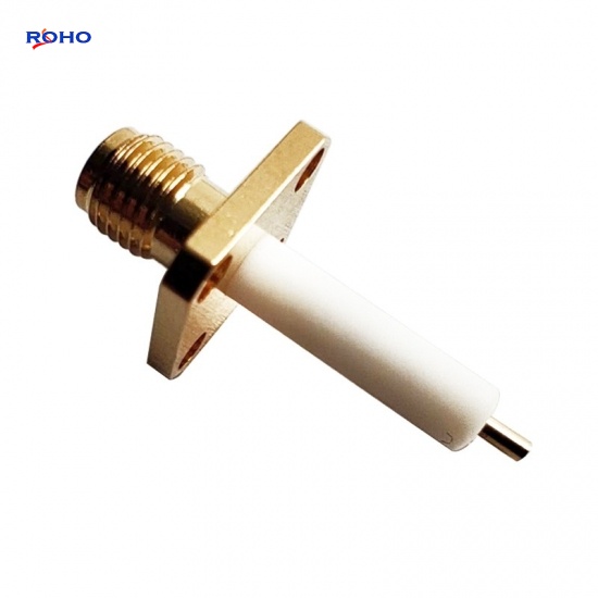 SMA Female 4 Hole Flange RF Connector