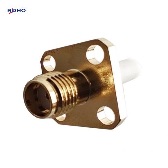 SMA Female 4 Hole Flange RF Connector