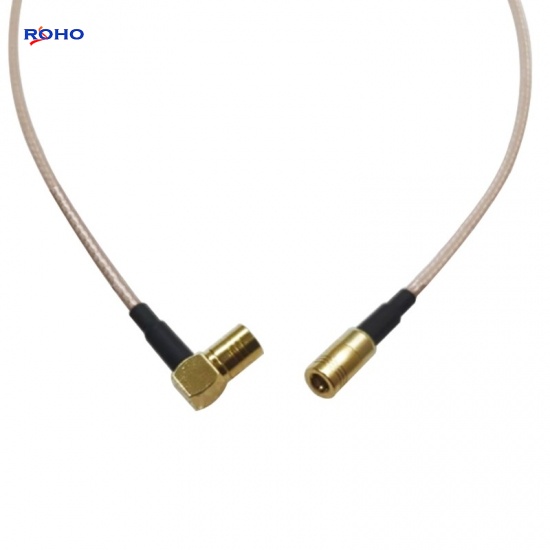 SMB Plug to SMB Plug Right Angle Cable Assembly
