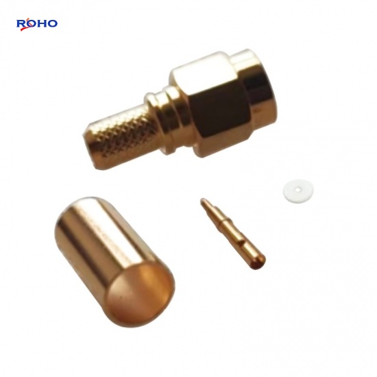 SMA Male Crimp Connector for RG58 Cable