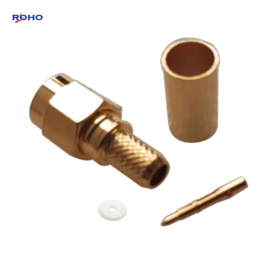 SMA Male Crimp Connector for RG58 Cable