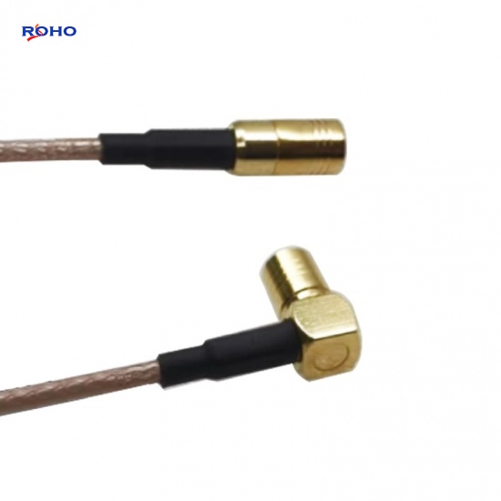SMB Plug to SMB Plug Right Angle Cable Assembly