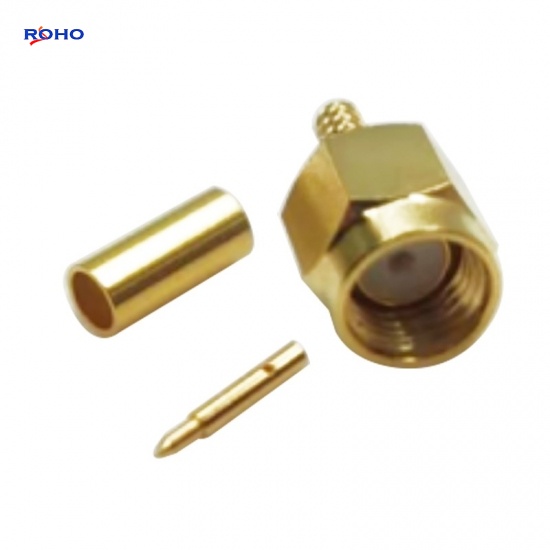 SMA Male Crimp Connector for RG316 Cable