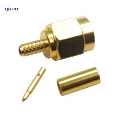 SMA Male Crimp Connector for RG316 Cable
