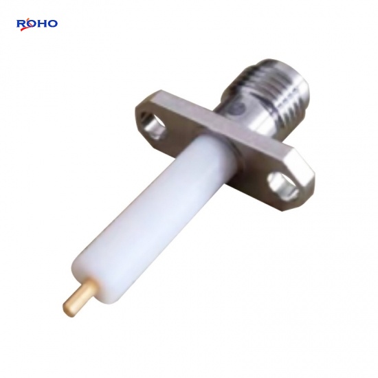 SMA Female 2 Hole Flange RF Coaxial Connector