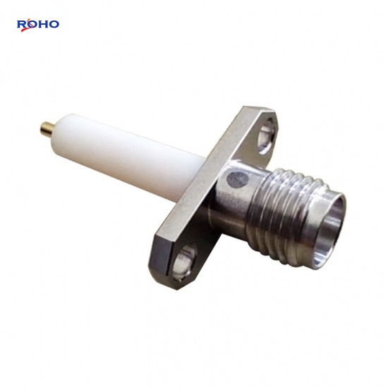 SMA Female 2 Hole Flange RF Coaxial Connector