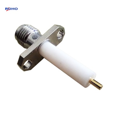 SMA Female 2 Hole Flange RF Coaxial Connector