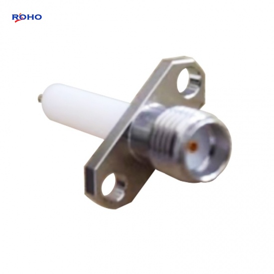 SMA Female 2 Hole Flange RF Coaxial Connector