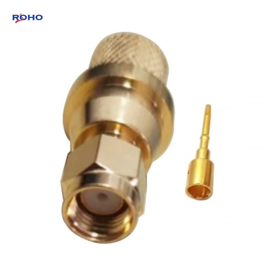 RP SMA Male Connector for RG214 Cable