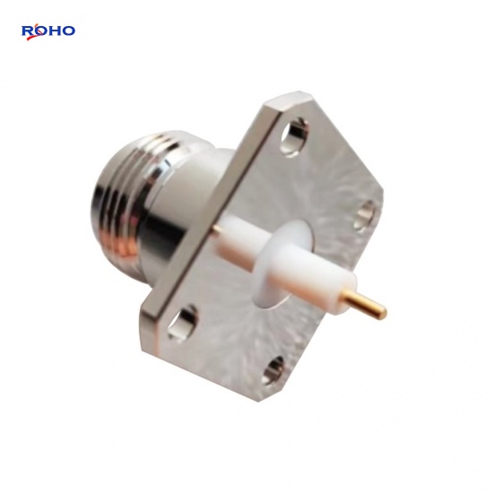 N Type Female Solder RF Coaxial Connector