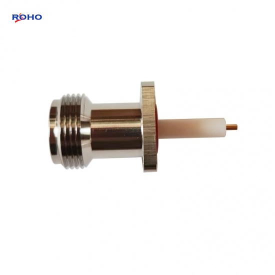 N Type Female 4 Hole Flange Connector