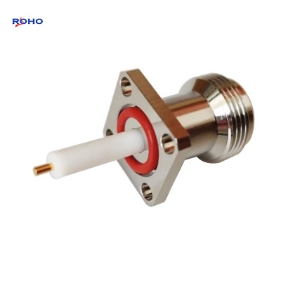 N Type Female 4 Hole Flange Connector