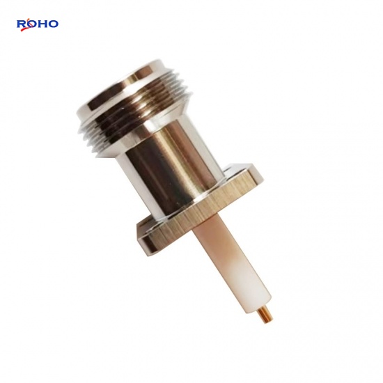 N Type Female 4 Hole Flange Connector