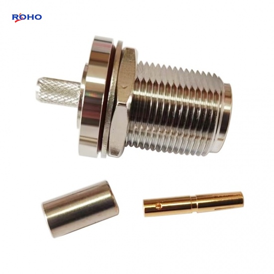 N Type Female Crimp  Connector for RG58 Cable