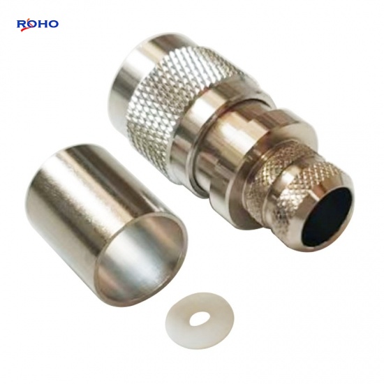 TNC Male Crimp RF Coaxial Connector