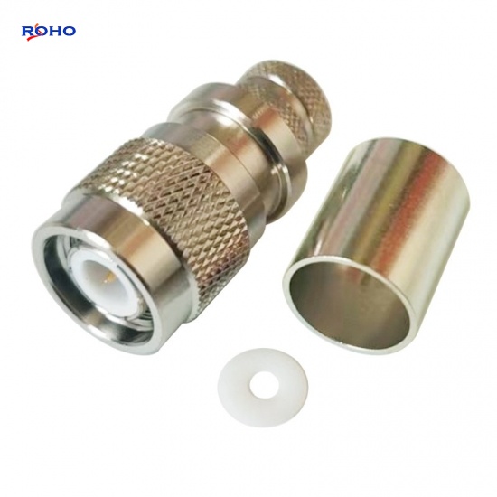 TNC Male Crimp RF Coaxial Connector