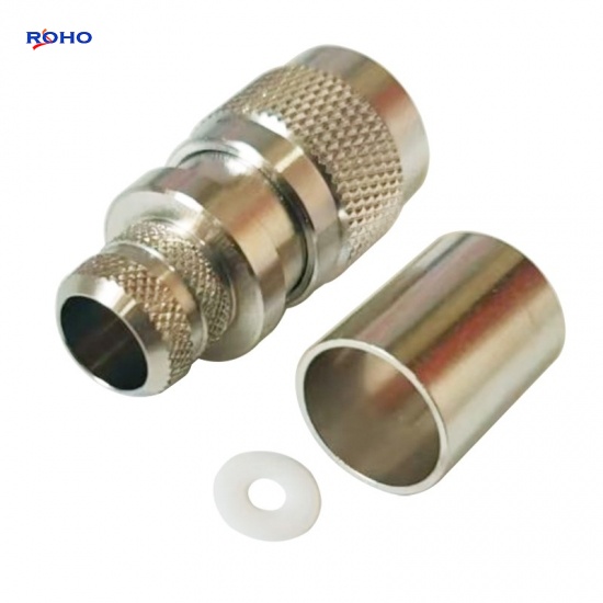 TNC Male Crimp RF Coaxial Connector