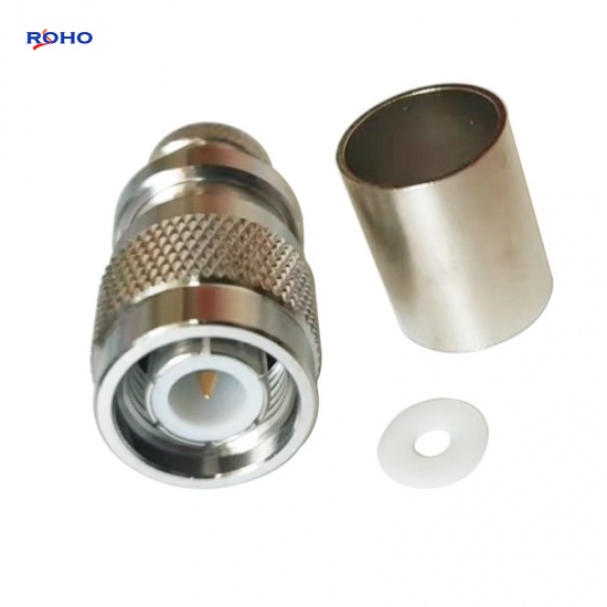 TNC Male Crimp RF Coaxial Connector