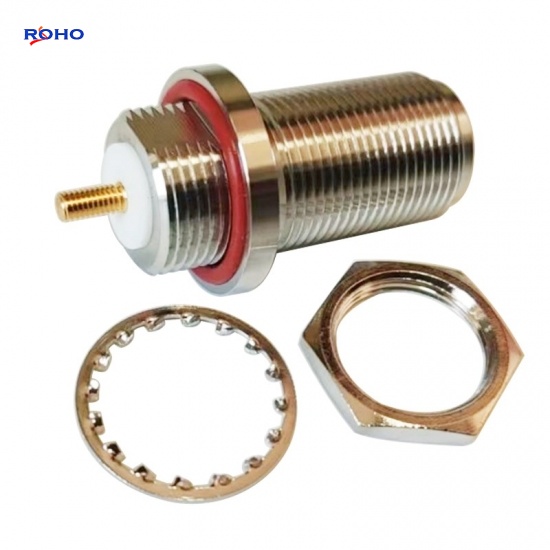 N Type Female Bulkhead RF Coaxial Connector
