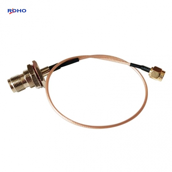 TNC Female to SMA Male Cable Assembly with RG178 Cable