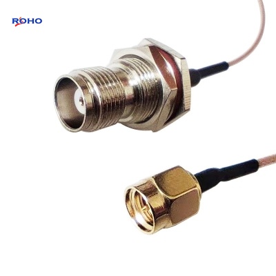 TNC Female to SMA Male Cable Assembly with RG178 Cable
