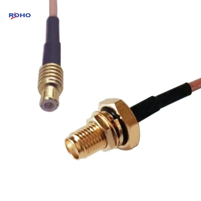 MCX Plug to SMA Female Cable Assembly with RG316 Cable