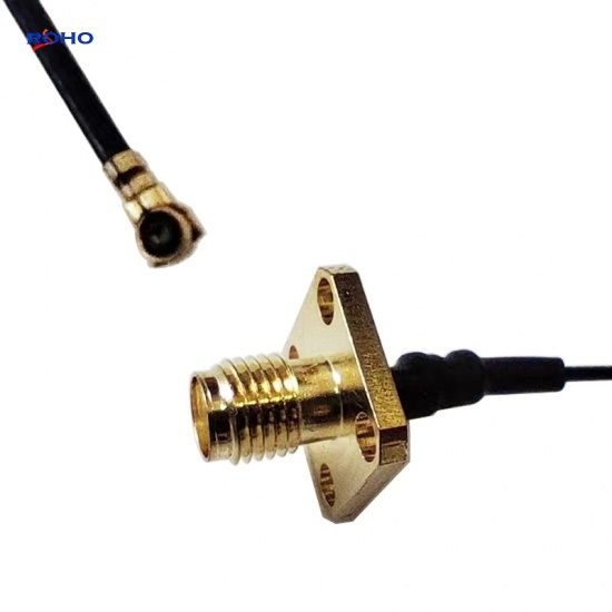 SMA Female 4 Hole Flange to MHF4 Cable Assembly