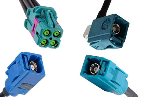 FAKRA Connector: Structural Features and Applications in the Automotive Field