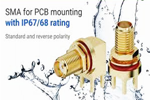How is the waterproof SMA connector IP rating divided?